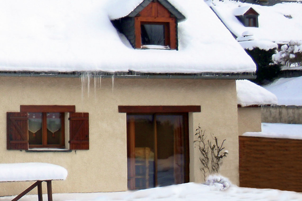 Chalet du Petit Ours Brun en hiver - Gîte pour 2 à 6 personnes